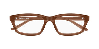 Balenciaga BB0439O men Brown Squared Eyeglasses