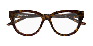 Balenciaga BB0441O women Havana Butterfly Eyeglasses
