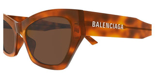 Balenciaga BB0447S women Havana Cat Eye Sunglasses