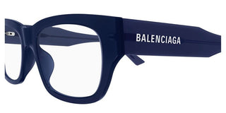Balenciaga BB0450O men Blue Squared Eyeglasses