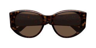 Balenciaga BB0455S women Havana Geometric Sunglasses