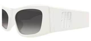 Balenciaga BB0478S women White Rectangle Sunglasses