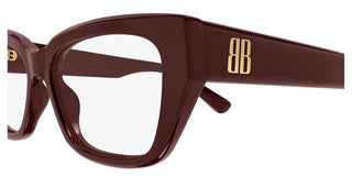 Balenciaga BB0483O women Red Squared Eyeglasses