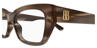 Balenciaga BB0483O women Brown Squared Eyeglasses