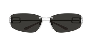 Balenciaga BB0484S women Silver Cat Eye Sunglasses