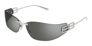 Balenciaga BB0484S women Ruthenium Cat Eye Sunglasses