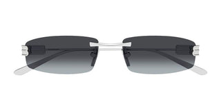 Balenciaga BB0488S men Silver Squared Sunglasses