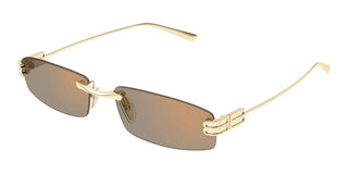 Balenciaga BB0488S men Gold Squared Sunglasses