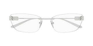 Balenciaga BB0490O women Silver Cat Eye Eyeglasses