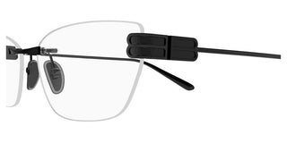 Balenciaga BB0490O women Black Cat Eye Eyeglasses