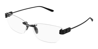 Balenciaga BB0490O women Black Cat Eye Eyeglasses