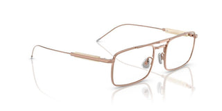 Brunello Cucinelli BC 1006T unisex Rose gold Rectangle Eyeglasses