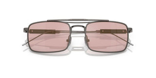 Brunello Cucinelli Bc 1006t Unisex Ruthenium Rectangle Eyeglasses