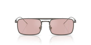 Brunello Cucinelli Bc 1006t Unisex Ruthenium Rectangle Eyeglasses