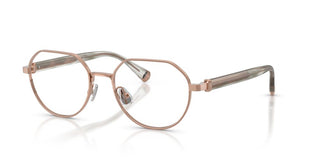 Brunello Cucinelli BC 1007T unisex Rose gold Round Eyeglasses