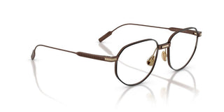 Brunello Cucinelli BC 1008T unisex Brown Geometric Eyeglasses