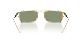 Brunello Cucinelli BC 2014ST WITH CLIP ON men Gold Rectangle Sunglasses