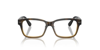 Brunello Cucinelli Bc 3003 Unisex Havana Squared Eyeglasses