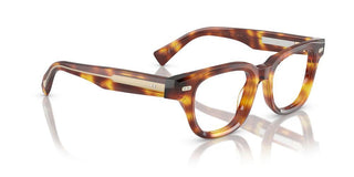 Brunello Cucinelli Bc 3012 Unisex Havana Squared Eyeglasses