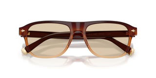 Brunello Cucinelli Bc 3014 Men Havana Pilot Eyeglasses