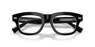 Brunello Cucinelli Bc 3017 Unisex Black Squared Eyeglasses