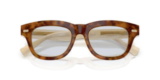 Brunello Cucinelli Bc 3017 Unisex Havana Squared Eyeglasses