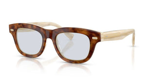 Brunello Cucinelli Bc 3017 Unisex Havana Squared Eyeglasses