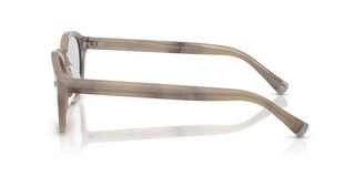 Brunello Cucinelli Bc 4006 Unisex Brown Pantos Eyeglasses