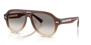 Brunello Cucinelli BC 4017S men Brown Pilot Sunglasses