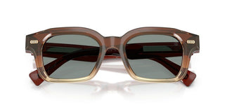 Brunello Cucinelli Bc 4018s Men Brown Squared Sunglasses