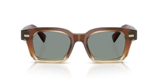 Brunello Cucinelli Bc 4018s Men Brown Squared Sunglasses