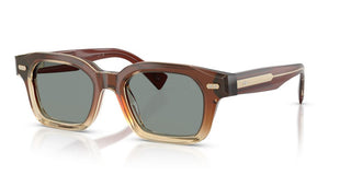 Brunello Cucinelli Bc 4018s Men Brown Squared Sunglasses