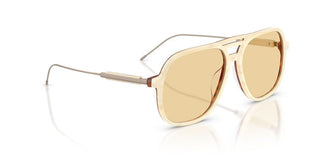 Brunello Cucinelli Bc 4022s Men White Pilot Sunglasses