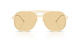 Brunello Cucinelli Bc 4022s Men White Pilot Sunglasses