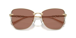 Michael Kors Beijing Mk 1158d Women Gold Butterfly Sunglasses