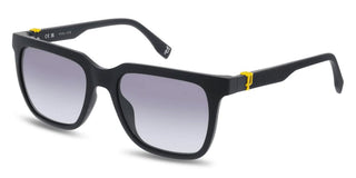 Police Beyond Lite 6 Spln34n Men Black Squared Sunglasses