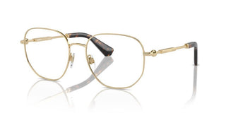 Burberry Be 1385 Women Gold Squared Eyeglasses
