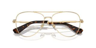 Burberry Be 1386 Men Gold Pilot Eyeglasses