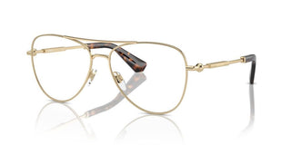 Burberry Be 1386 Men Gold Pilot Eyeglasses