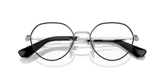 Burberry Be 1388d Men Black Round Eyeglasses