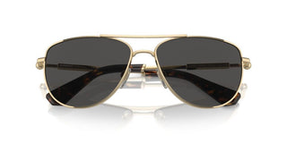 Burberry Be 3149 Women Gold Pilot Sunglasses