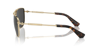 Burberry Be 3149 Women Gold Pilot Sunglasses