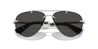 Burberry Be 3151 Women Silver Pilot Sunglasses