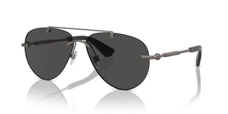 Burberry Be 3151 Women Ruthenium Pilot Sunglasses