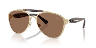 Burberry Be 3160 Unisex Gold Pilot Sunglasses