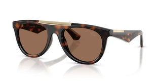 Burberry BE 4452U men Havana Pilot Sunglasses