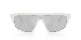 Burberry Be 4460u Men White Shield Sunglasses
