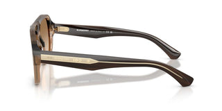 Burberry Be 4478 Men Brown Geometric Sunglasses