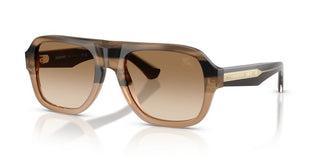Burberry Be 4478 Men Brown Geometric Sunglasses