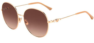 Jimmy Choo BIRDIE/S women Gold Sunglasses